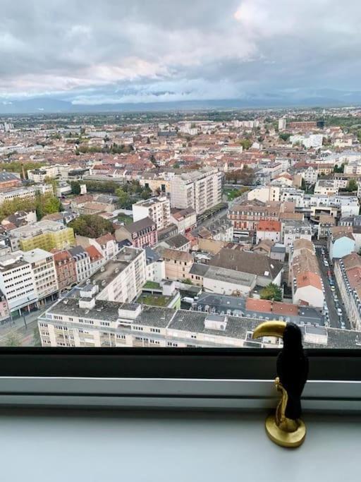 Grand Appartement 2 Chambres 5 Pers Max, Vue Panoramique Avec Parking Mulhouse Exterior photo